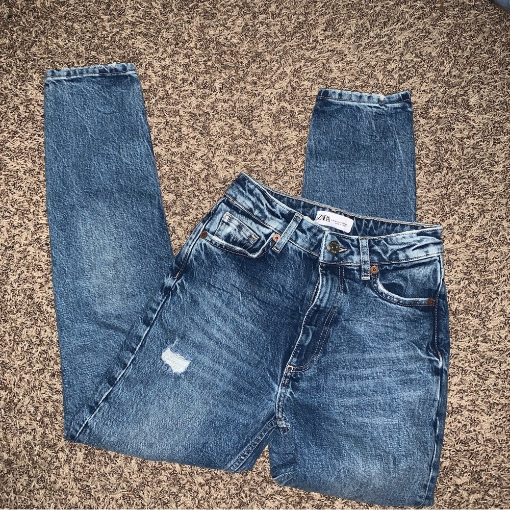 Zara Ripped slim jeans 6688/234 - Picture 2 of 5